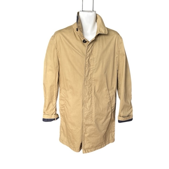 Emidio Tucci Men’s  100% Cotton Classic TRENCH
COAT, Size 56 (46/XL?) - Picture 2 of 8